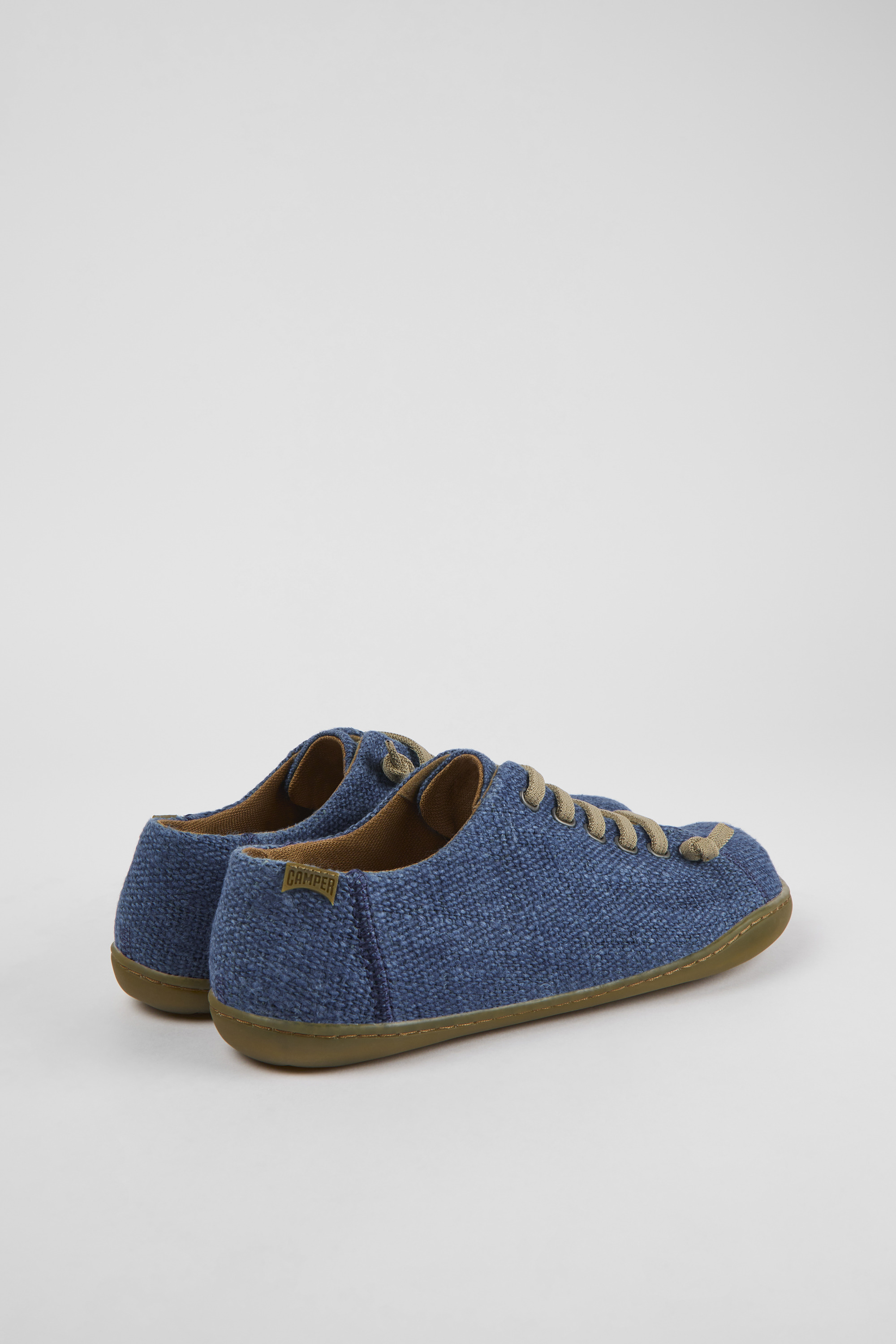 Peu - Blue textile shoes for women