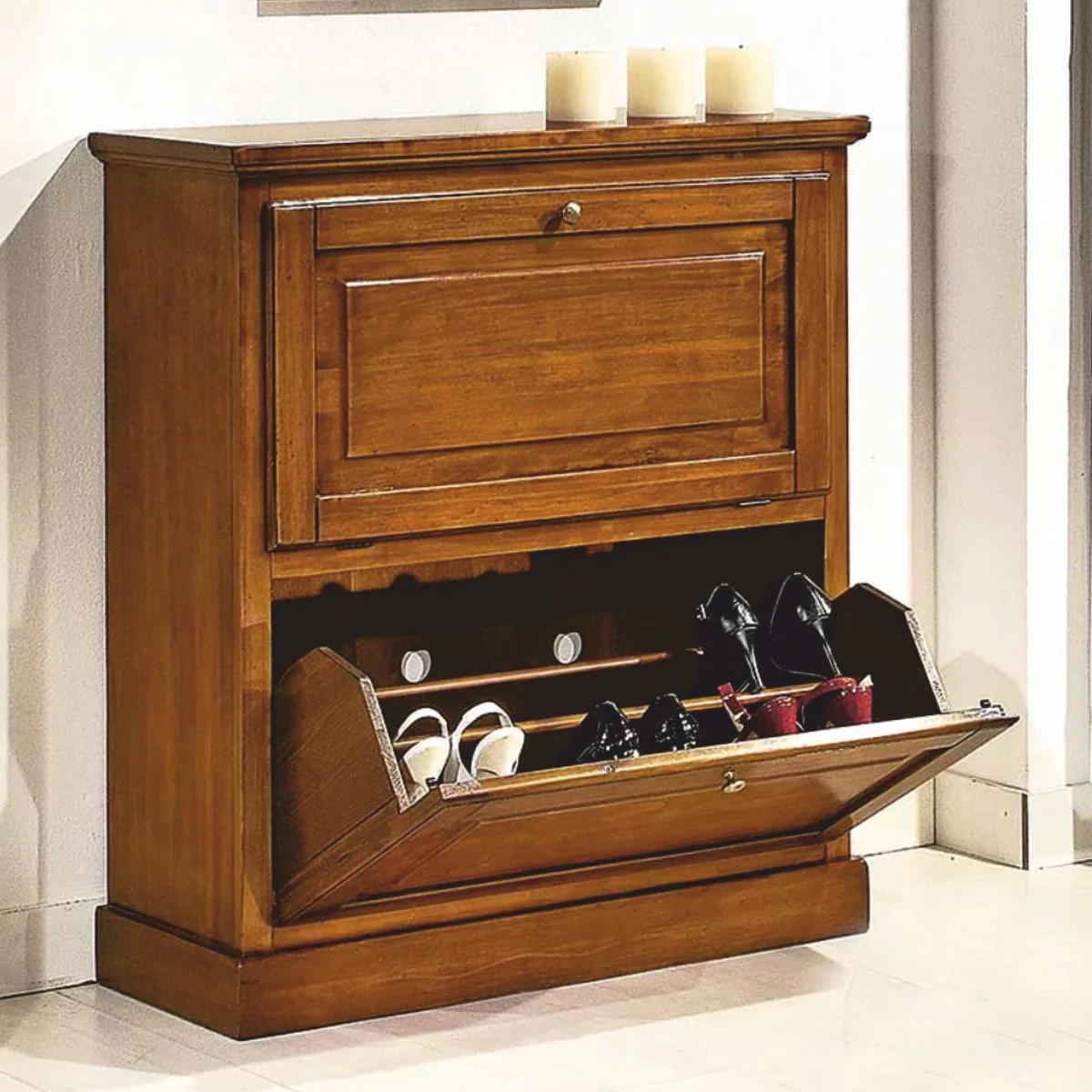 Casa Padrino zapatero barroco de lujo marr¨®n A. 93 cm - Hecho en Italia