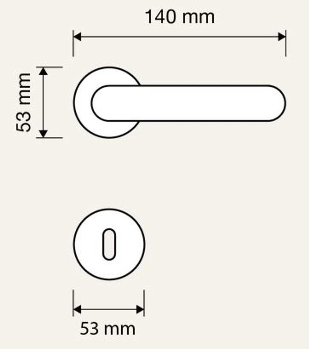 Casa Padrino conjunto de manija de puerta barroco latón patinado 14 x H. 5,3 cm - Baroque Hotel & Restaurant Accessories