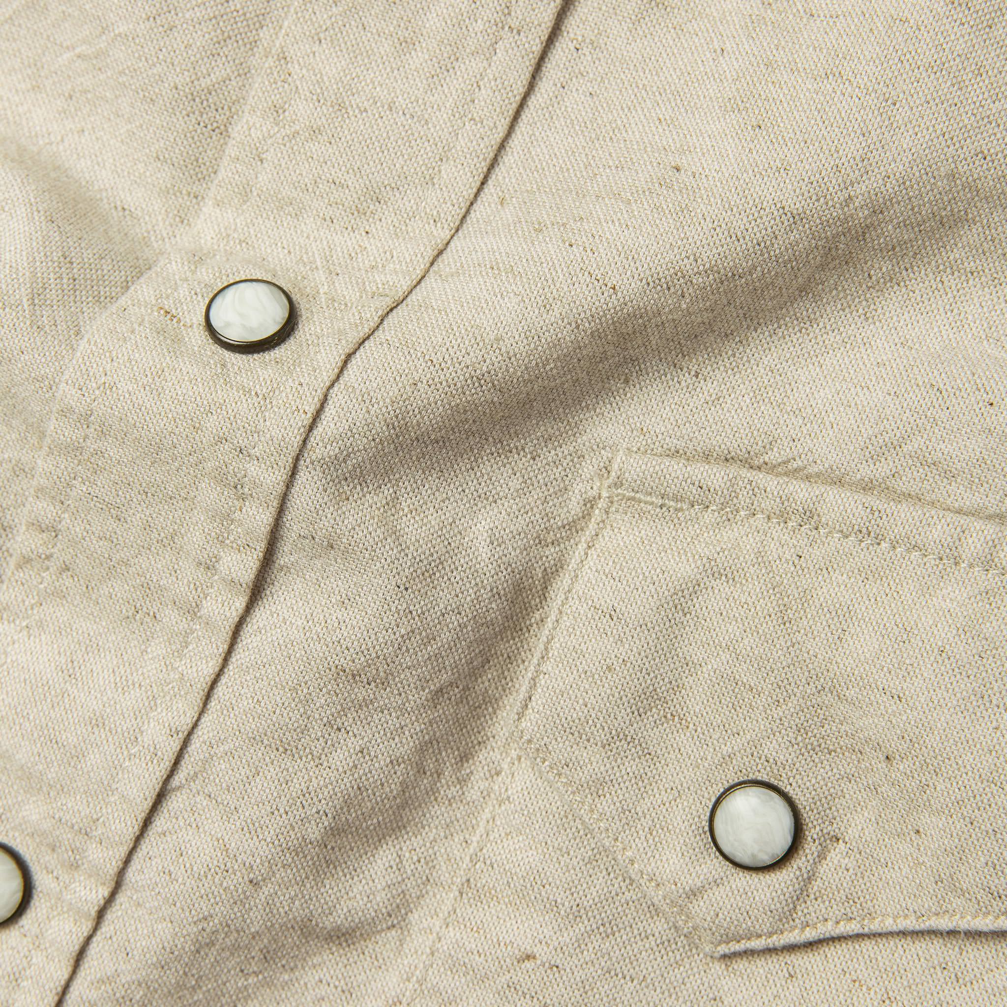 The Short Sleeve Western in Natural