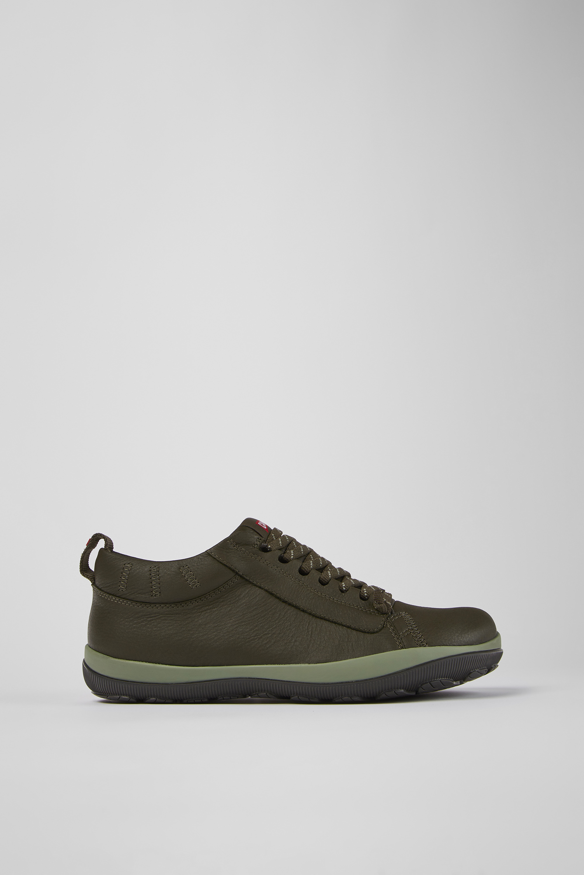 Peu Pista GORE-TEX GORE-TEX - Green-gray leather shoes for men