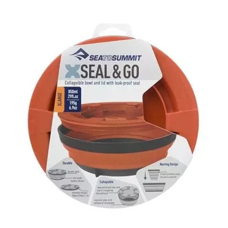 Sea to Summit X-Seal & Go XL 850 ml marron - Fiambrera plegable
