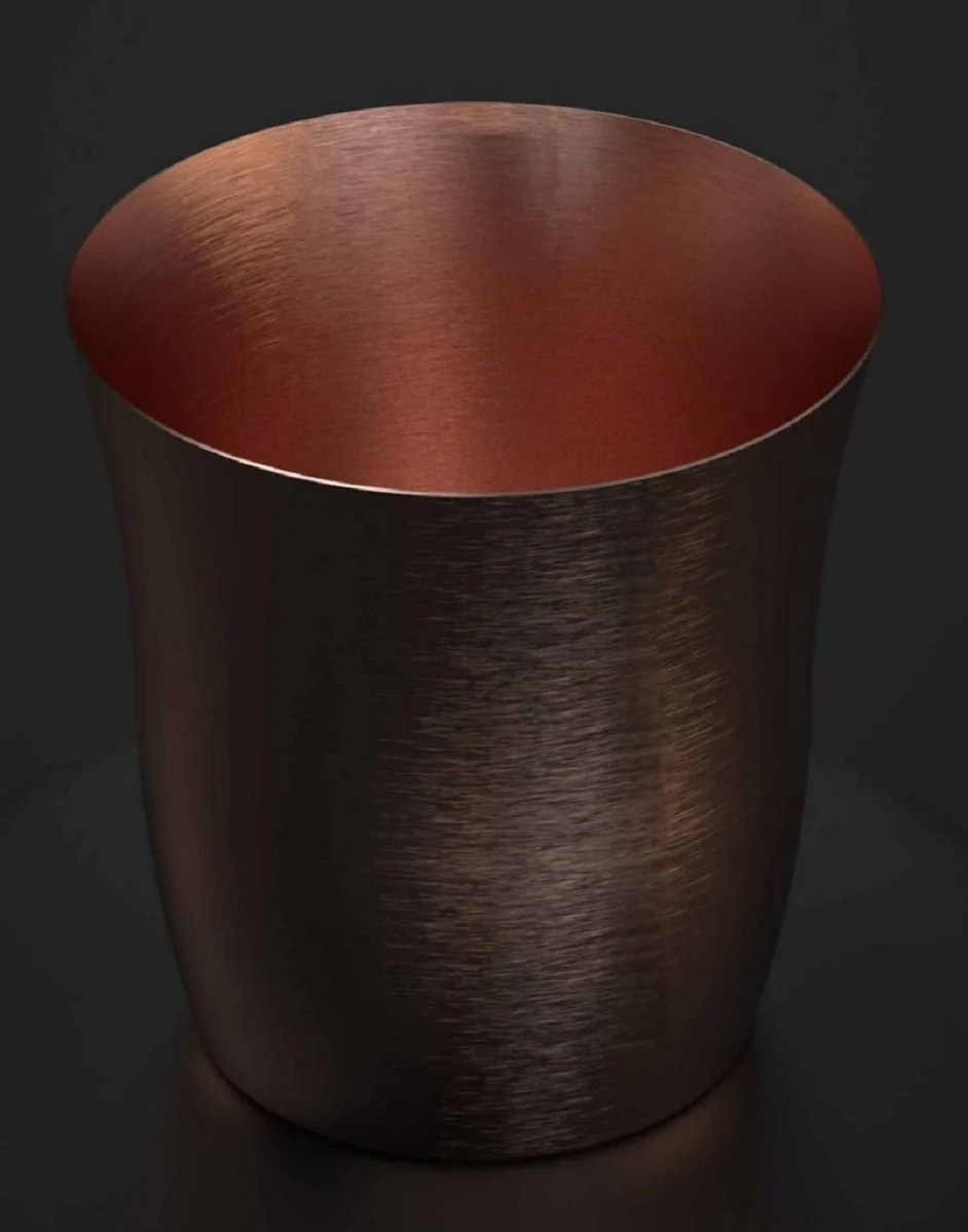 Casa Padrino enfriador de champ¨¢n de cobre de lujo ? 18 x A. 19 cm - Enfriador de vino redondo - Accesorios de gastronom¨ªa - Accesorios de restaurante - Accesorios de hotel - Calidad de lujo