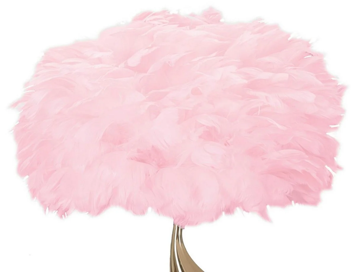 Casa Padrino l¨¢mpara de mesa de lujo oro / rosa ? 40 x A. 63 cm