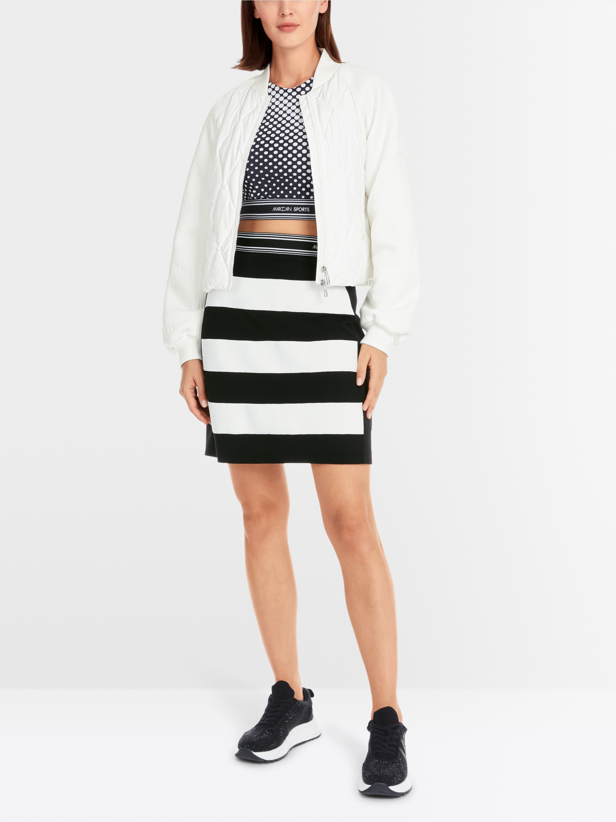 Marc-Cain Rethink Together slim mini skirt