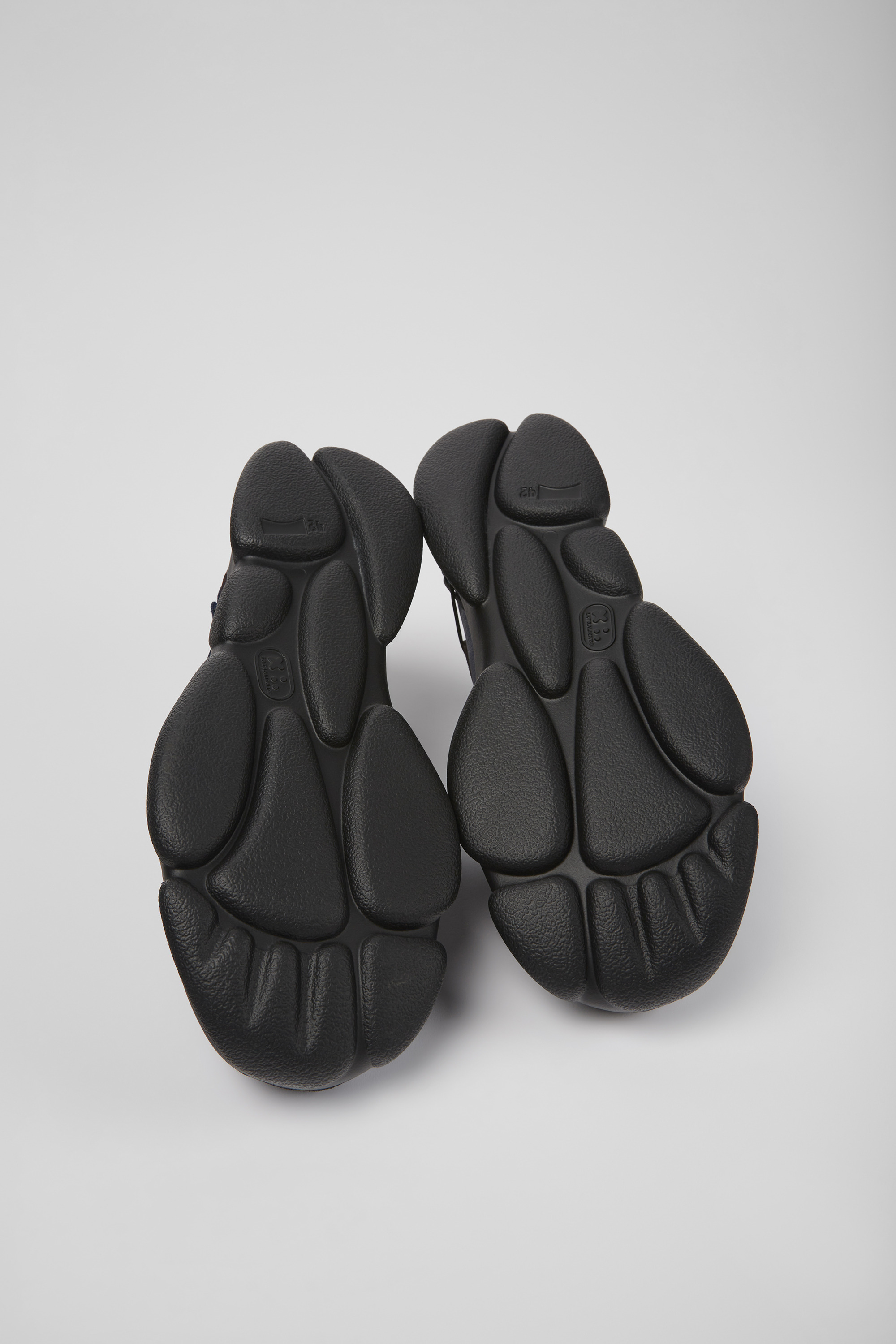 Twins - Multicolored leather and textile sneakers for men