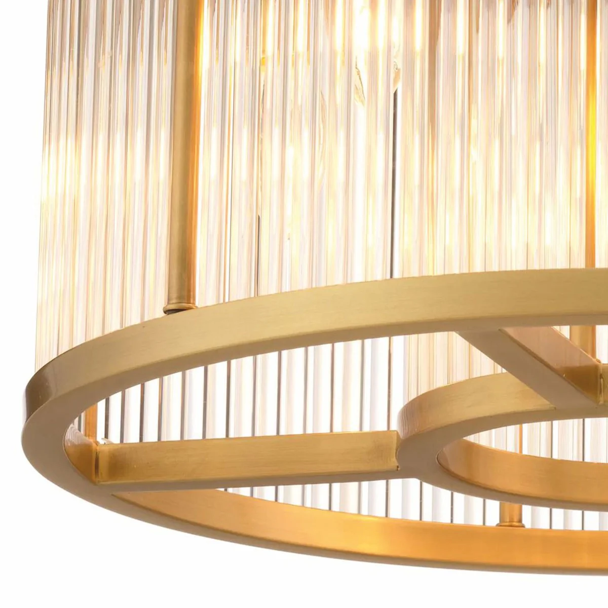 Casa Padrino l¨¢mpara de techo de sal¨®n de lujo lat¨®n antiguo ? 45 cm - Luces de lujo