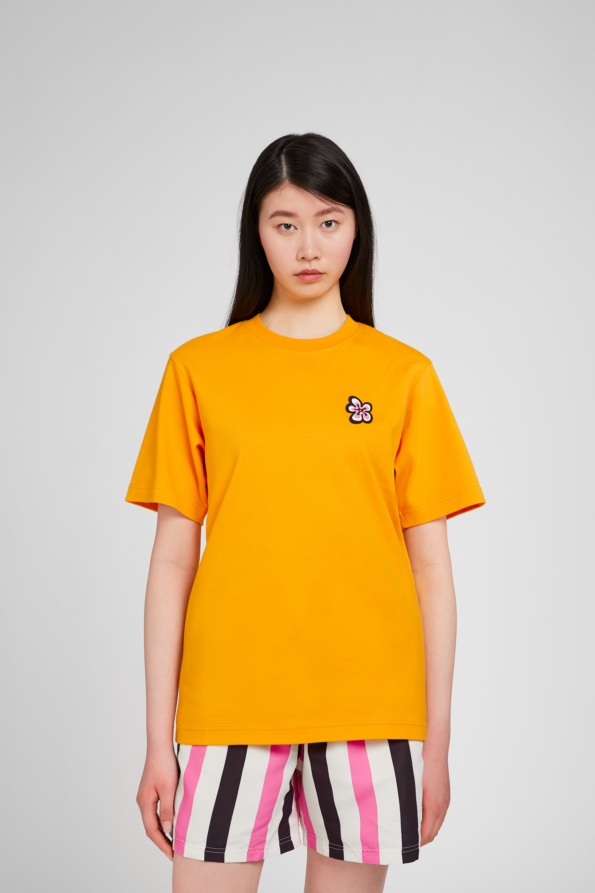 T-Shirt - Orange organic cotton T-shirt