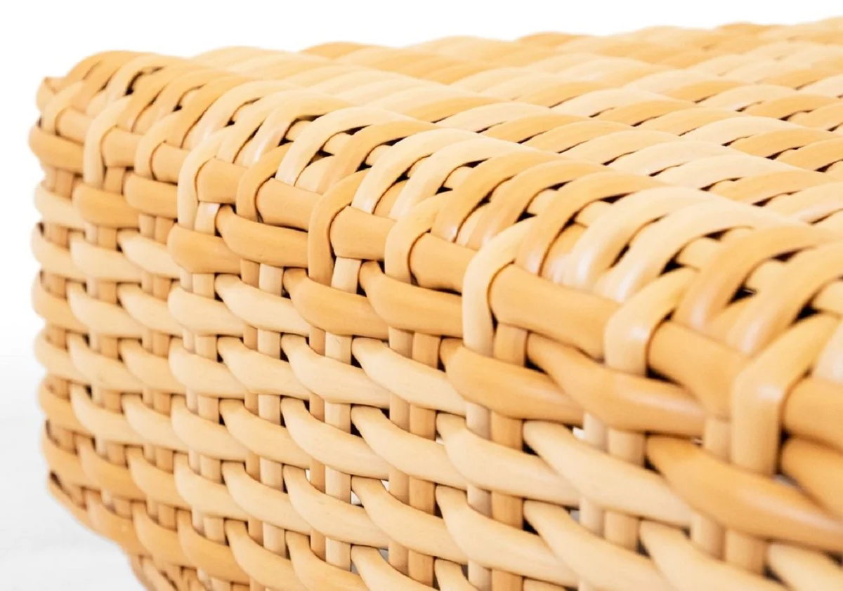 Casa Padrino mesa de centro de jard¨ªn de lujo natural 74 x 74 x A. 30 cm