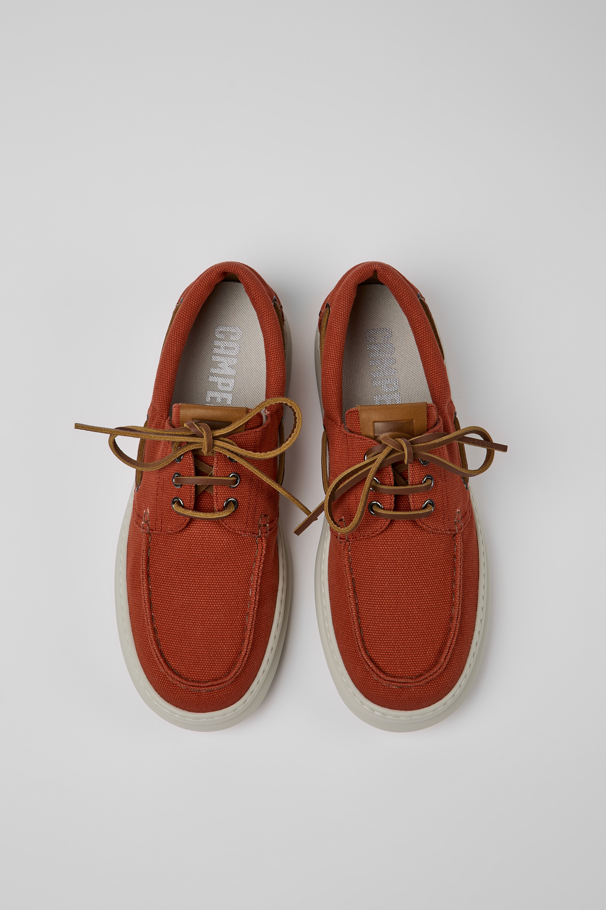 Runner - Red recycled cotton shoes for men