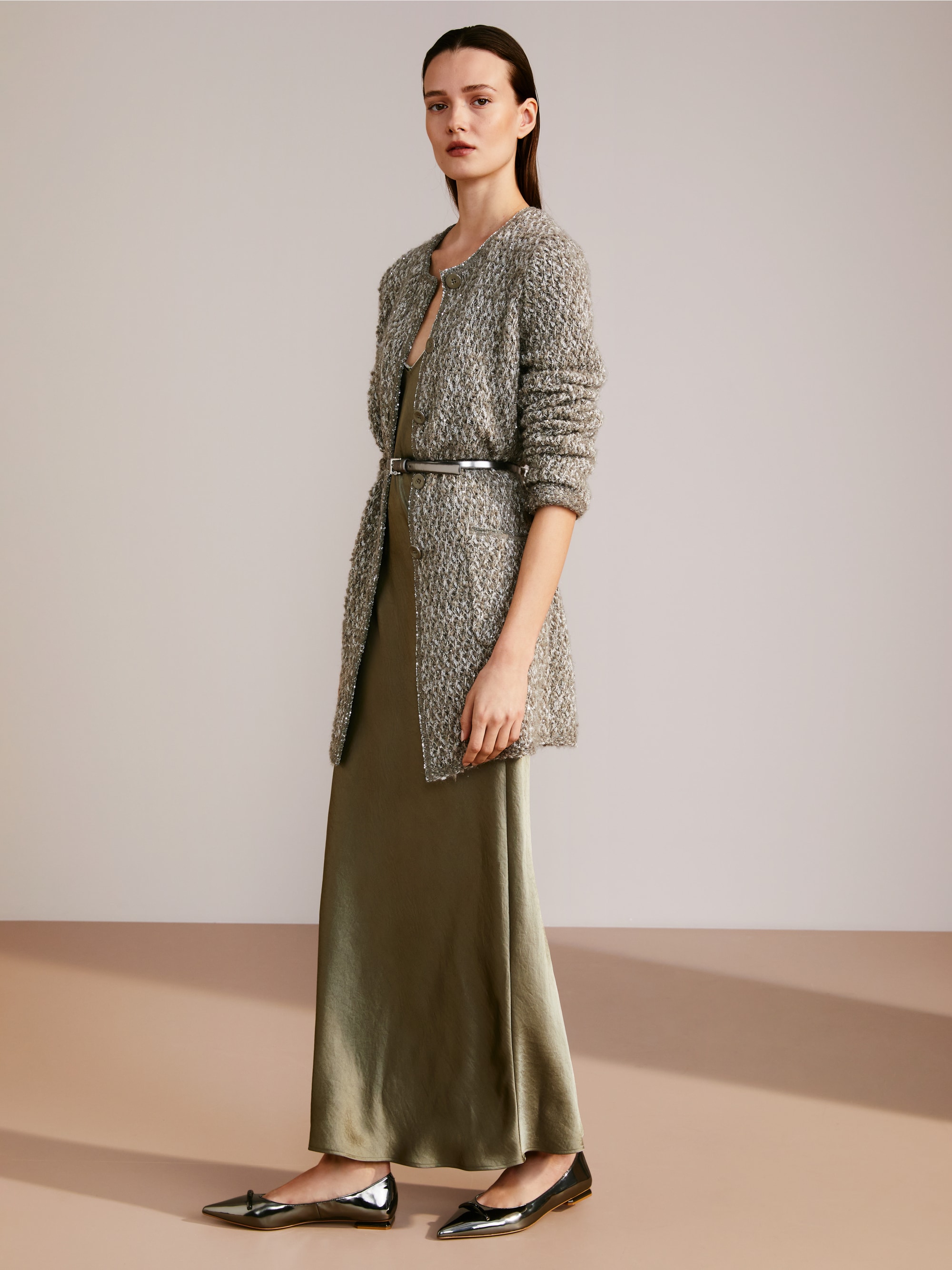 Marc-Cain Slip dress with rhinestone cord