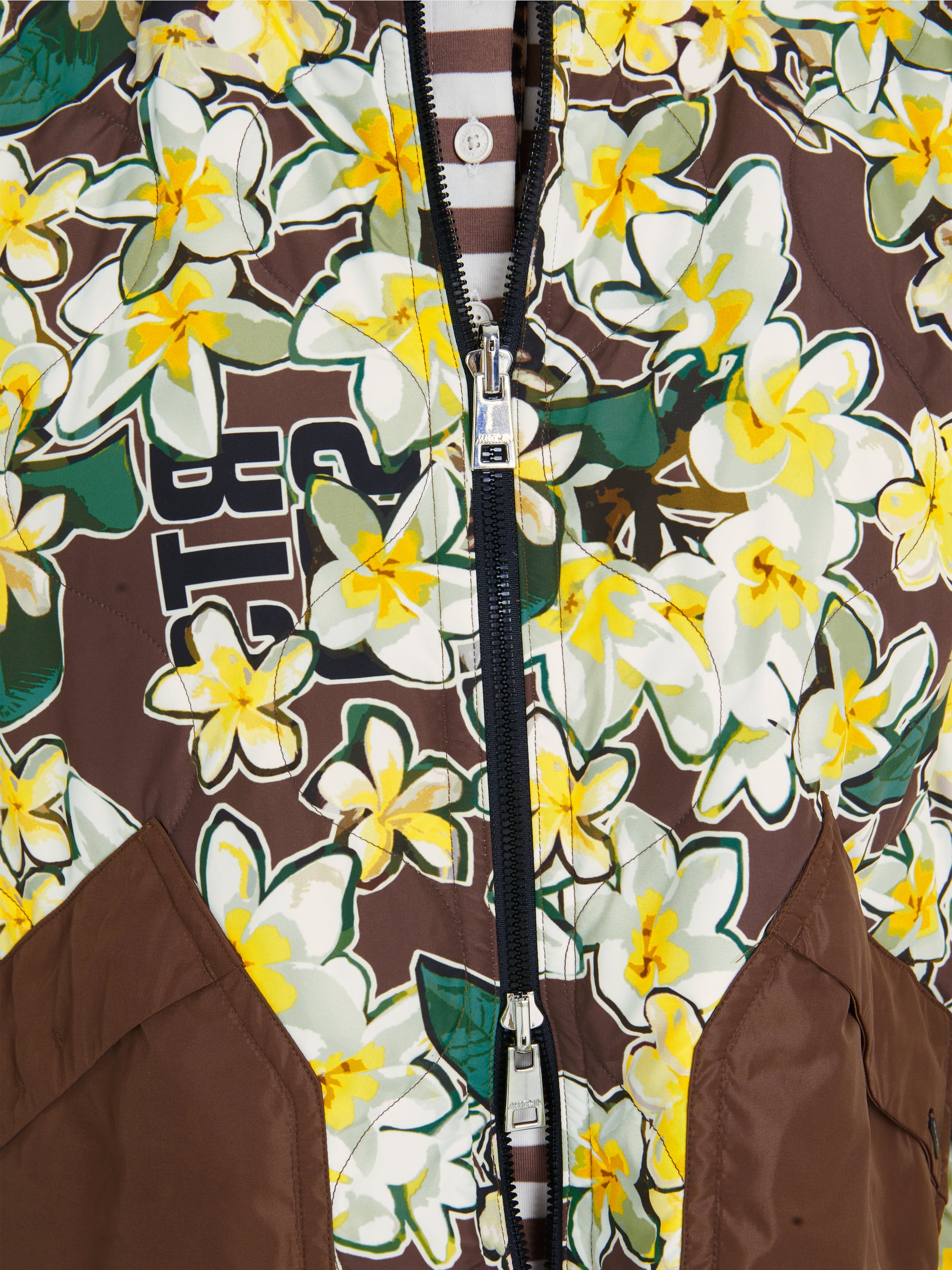 Marc-Cain Rethink Together print reversible jacket