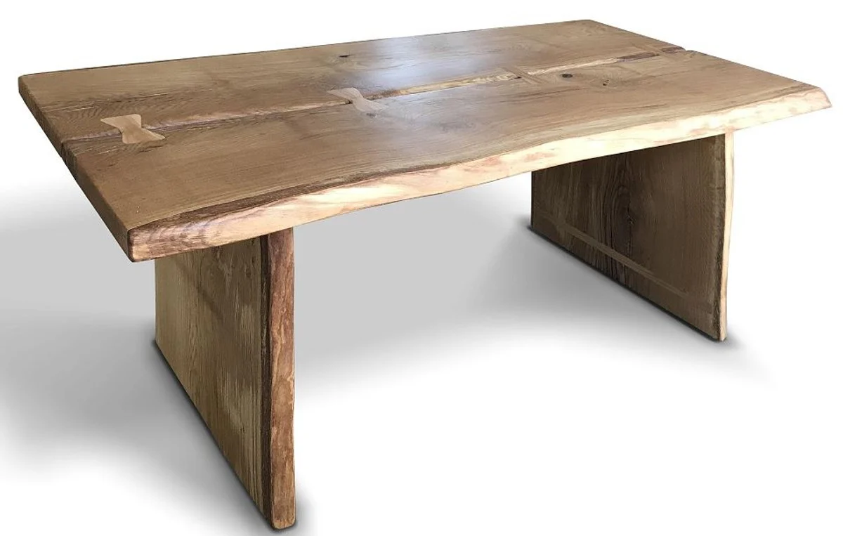 Casa Padrino Mesa de Comedor de Lujo de Madera Maciza 200 x 100 x A. 77 cm - Diferentes Colores - Mesa de Cocina R¨²stica - Muebles de Comedor