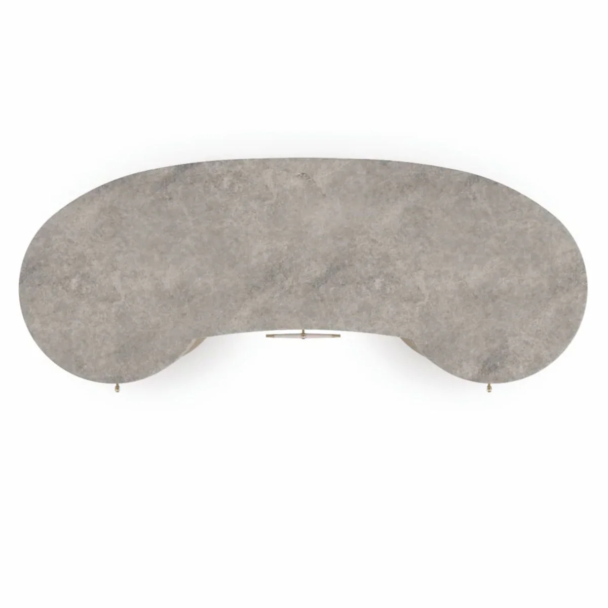 Casa Padrino Tocador de Lujo Gris / Marr¨®n / Oro 171 cm - Muebles para Hotel y Dormitorio