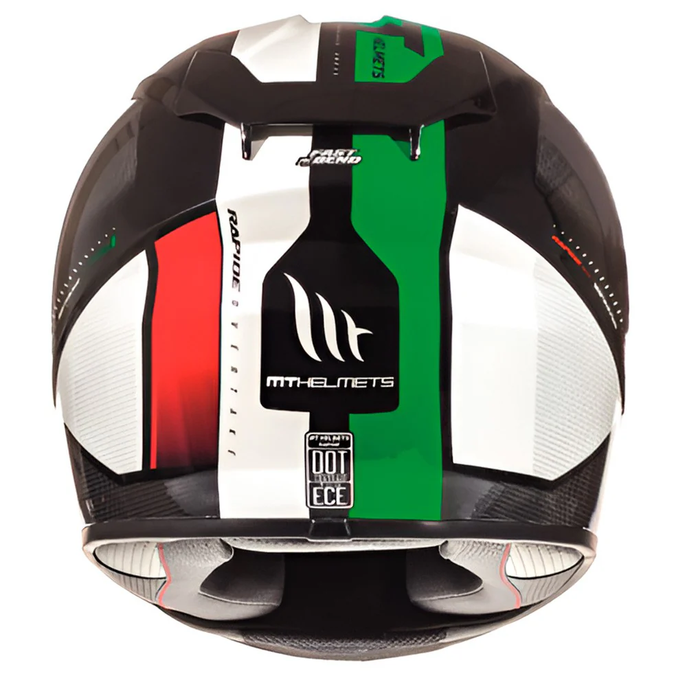 CASCO MT RAPIDE OVERTAKE - VERDE