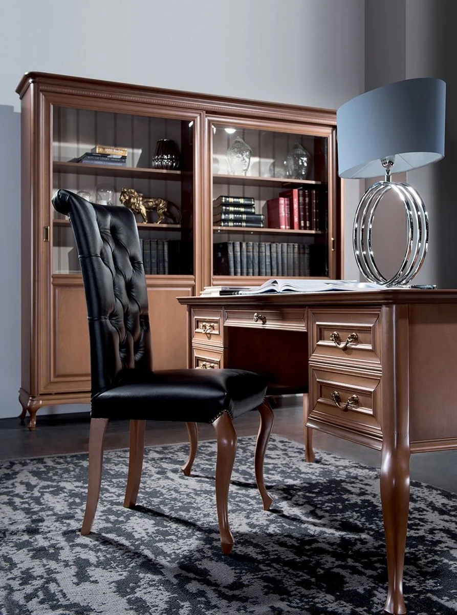 Casa Padrino escritorio art nouveau de lujo marr¨®n 163,3 x 68,4 x A. 75,6 cm - Muebles de Oficina Barrocos y Art Nouveau