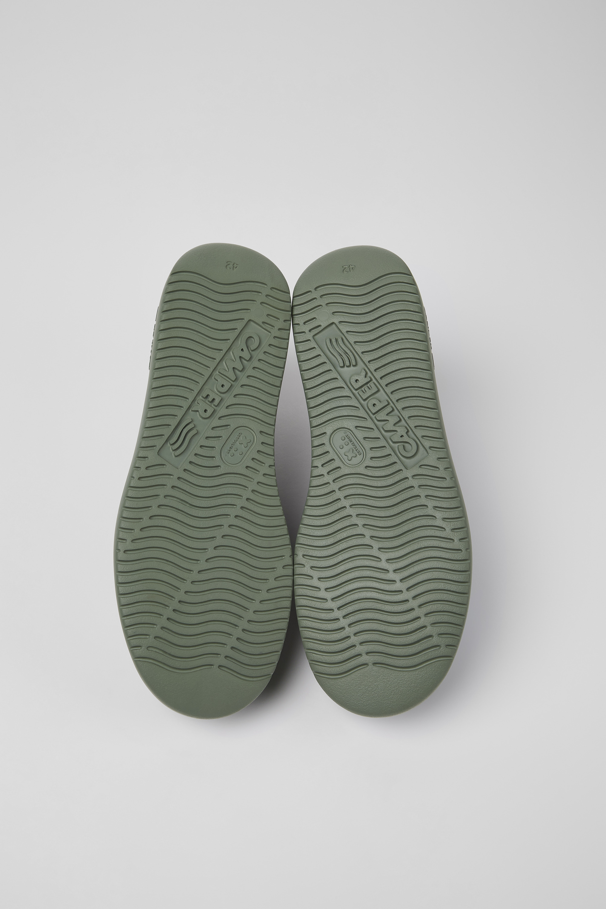 Twins - Black leather and nubuck sneakers for men