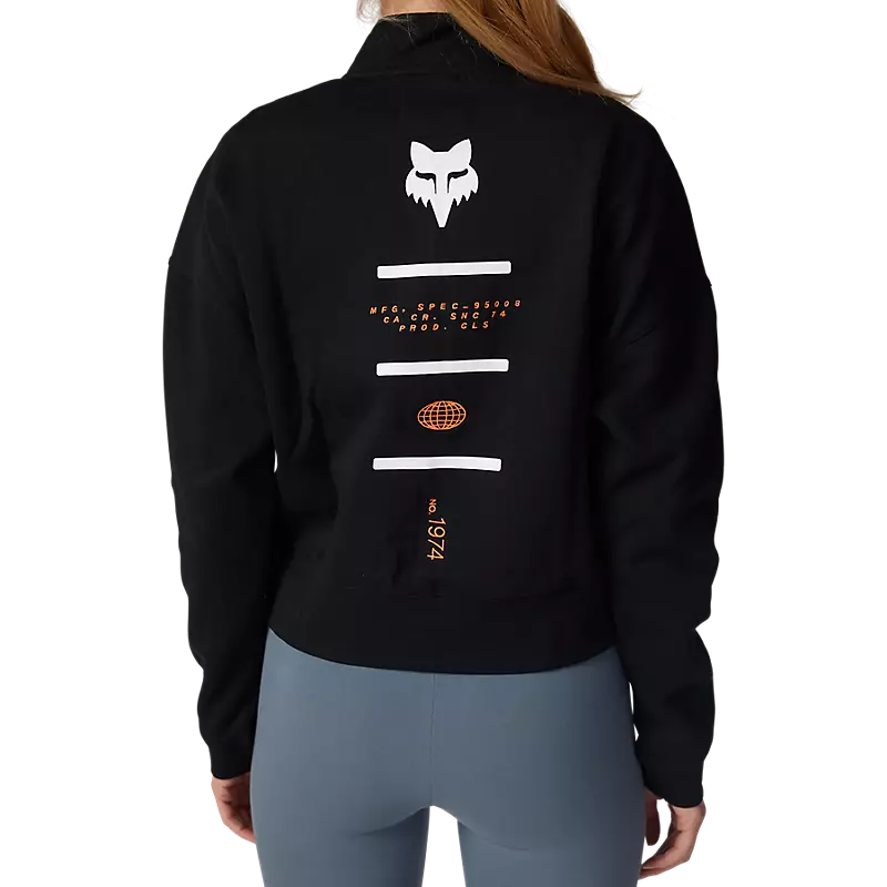 Womens Magnetic Zip Hoodie