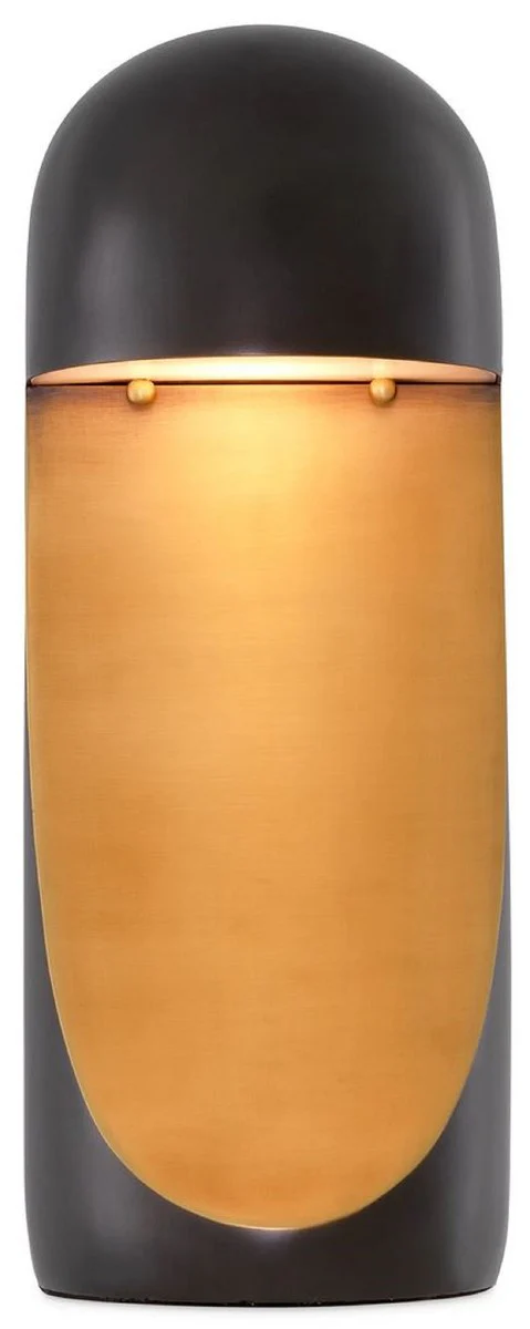 Casa Padrino lámpara de mesa de diseño de lujo bronce / latón antiguo 15 x 20 x A. 40 cm - Lámpara de escritorio - Lámparas de mesa - Lámparas de escritorio - Iluminación de lujo - Interior de lujo