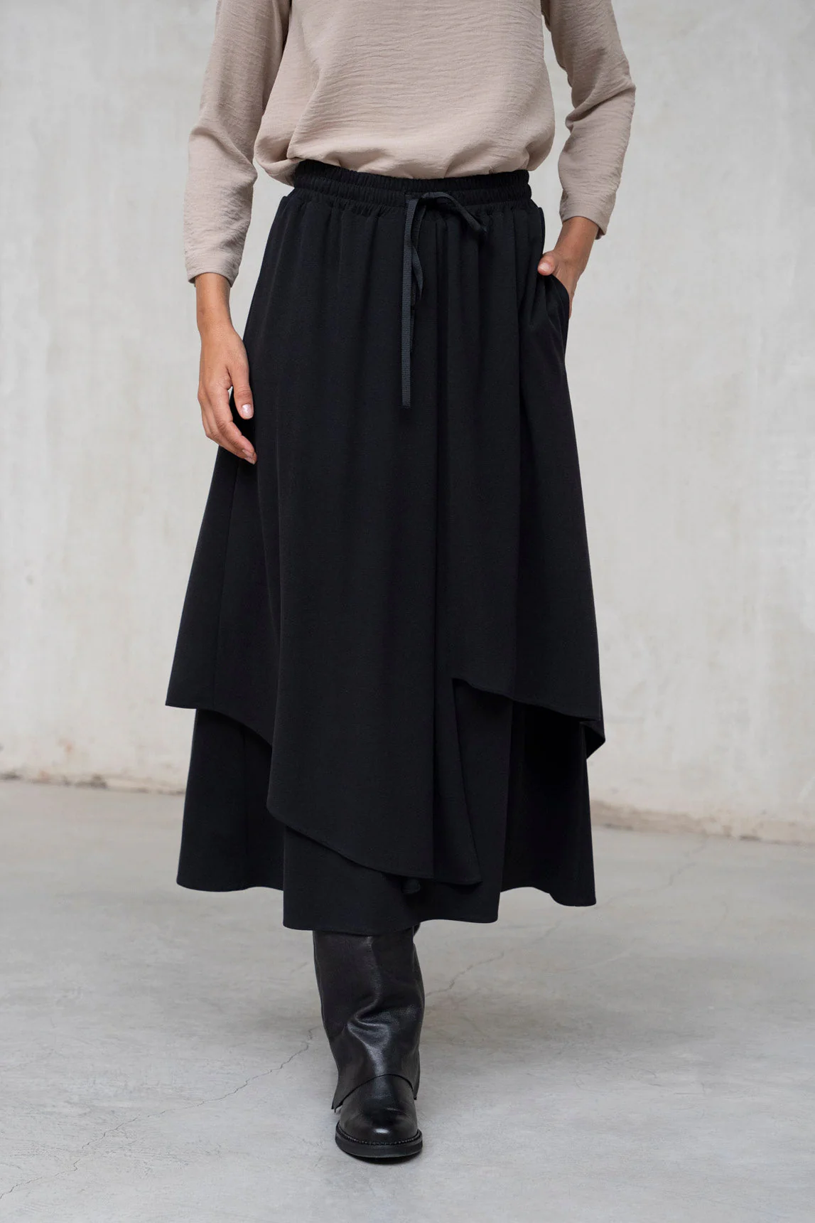 Rivera-spain Falda Chiavari negra