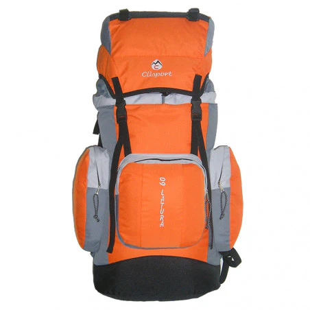 Mochila de trekking Clisport LATURA 60L naranja
