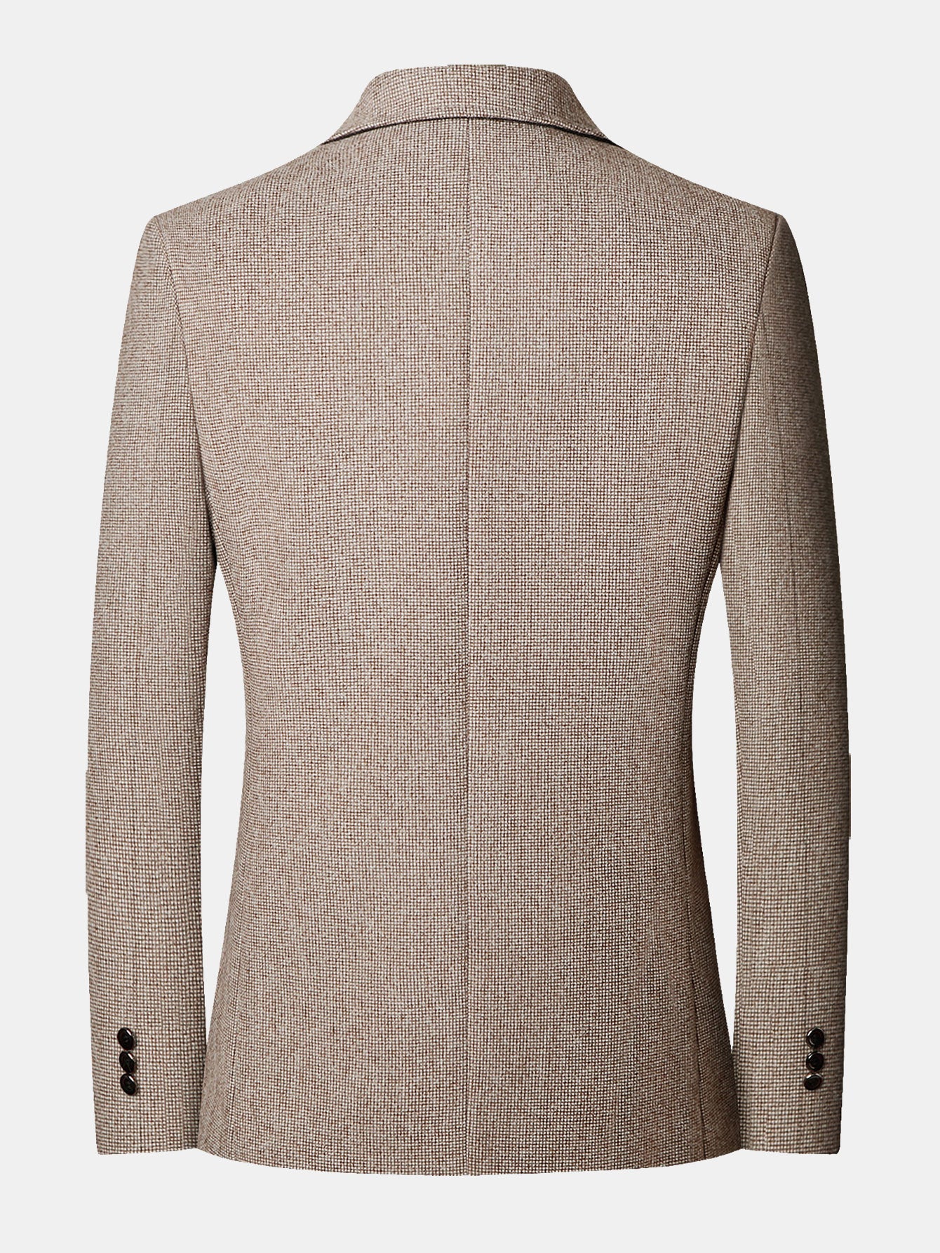 Wool Look Fine Check Blazer