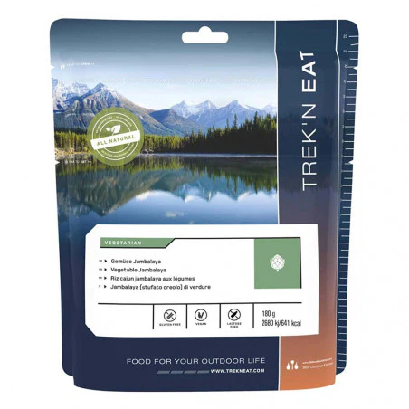 Comida liofilizada Trek'n Eat 180 g - Hamburguesa vegetal 150 gr.
