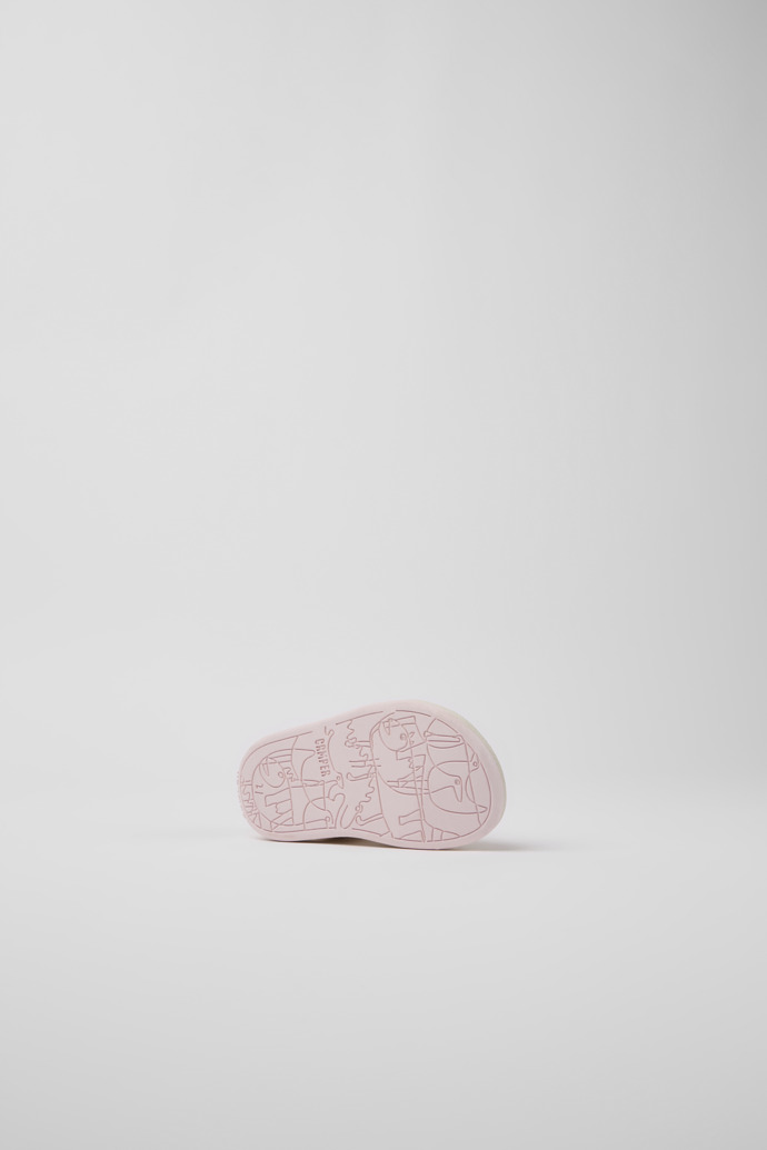 Bicho Brown nubuck sandals with glitter effect