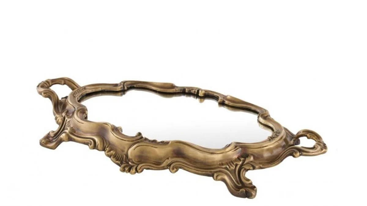 Casa Padrino luxury brass tray 35.5 x 21.5 x H. 4.5 cm - Luxury Quality