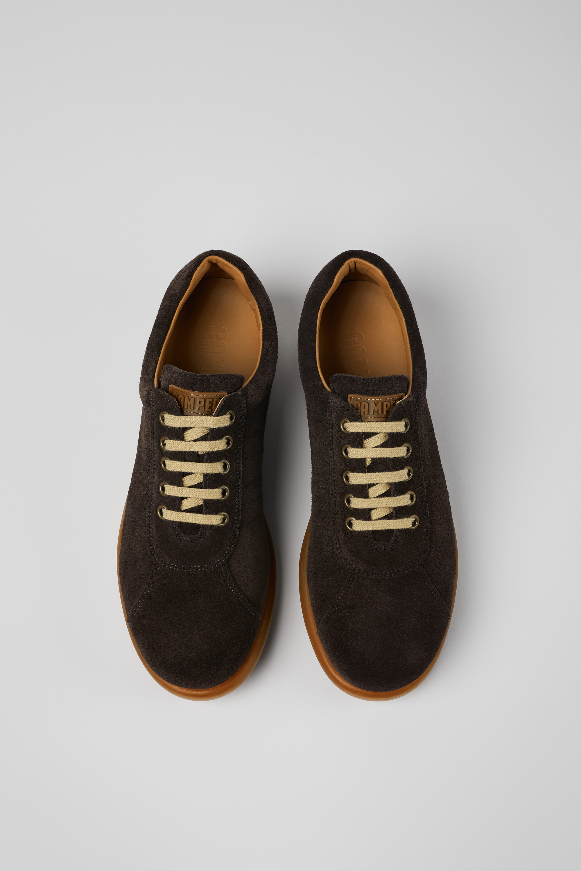 Pelotas - Gray vegetable tanned nubuck shoes for men