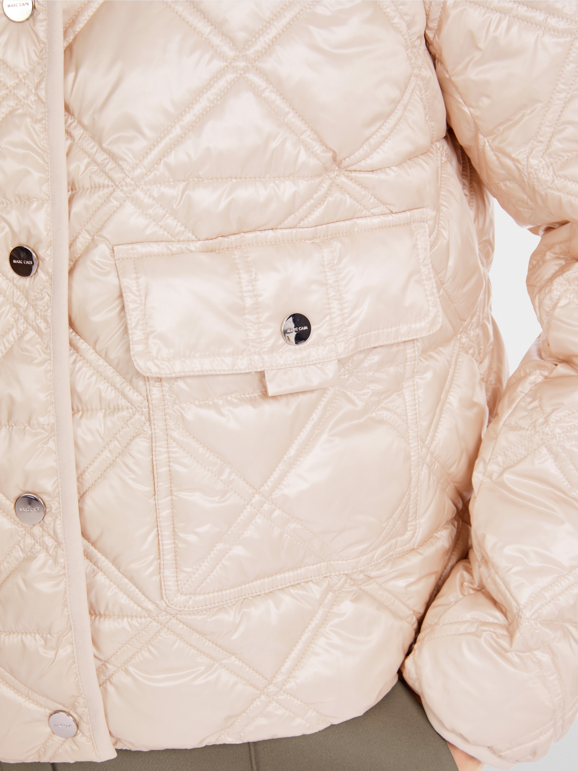 Marc-Cain Quilted diamond outdoor jacket