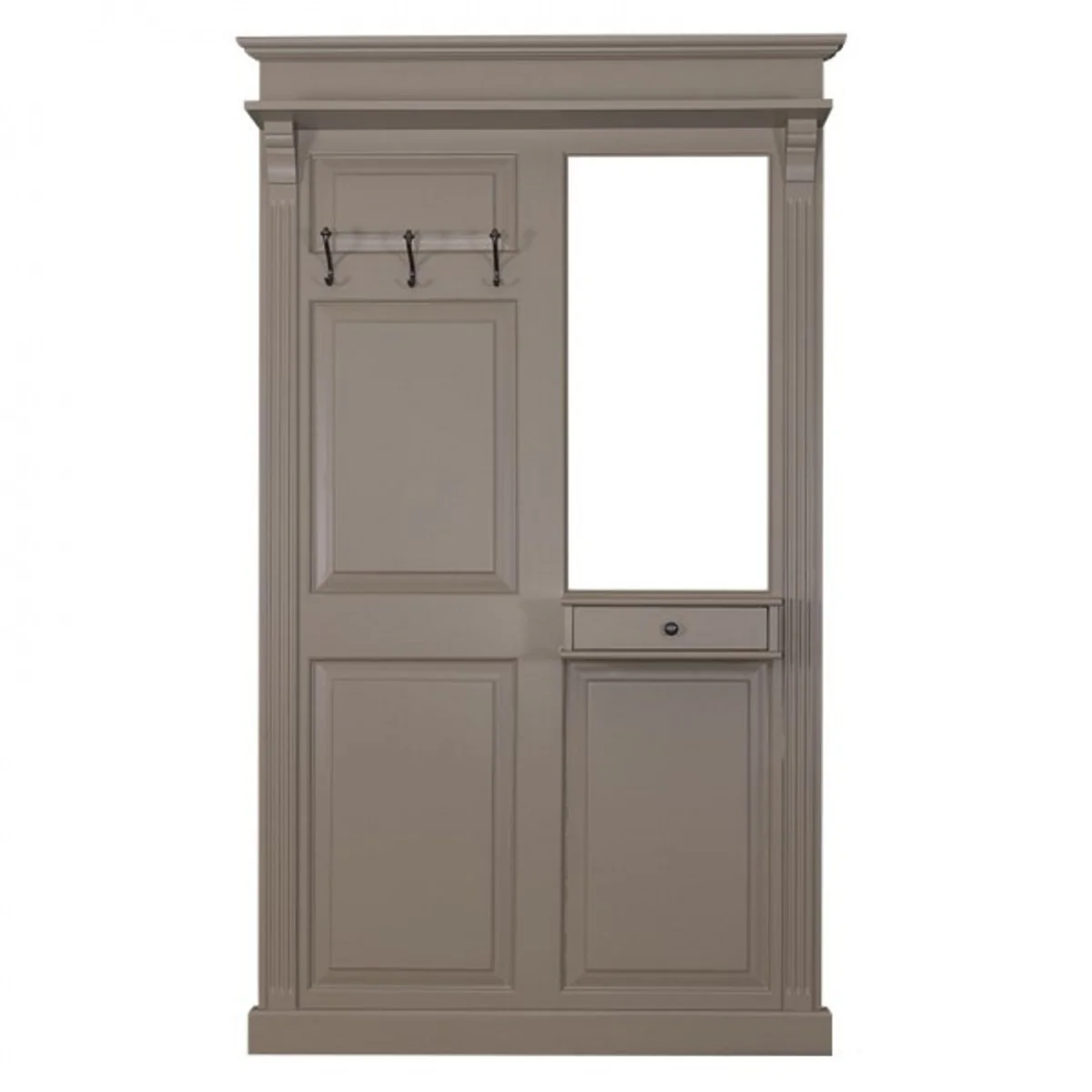 Casa Padrino wardrobe with mirror - country style wardrobe