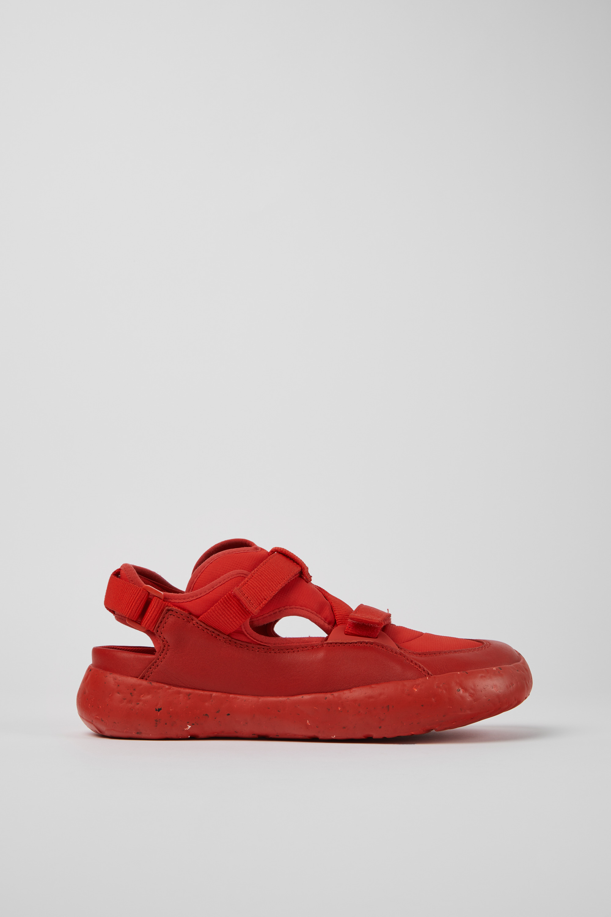 Peu Stadium - Red semi-open sneakers for men