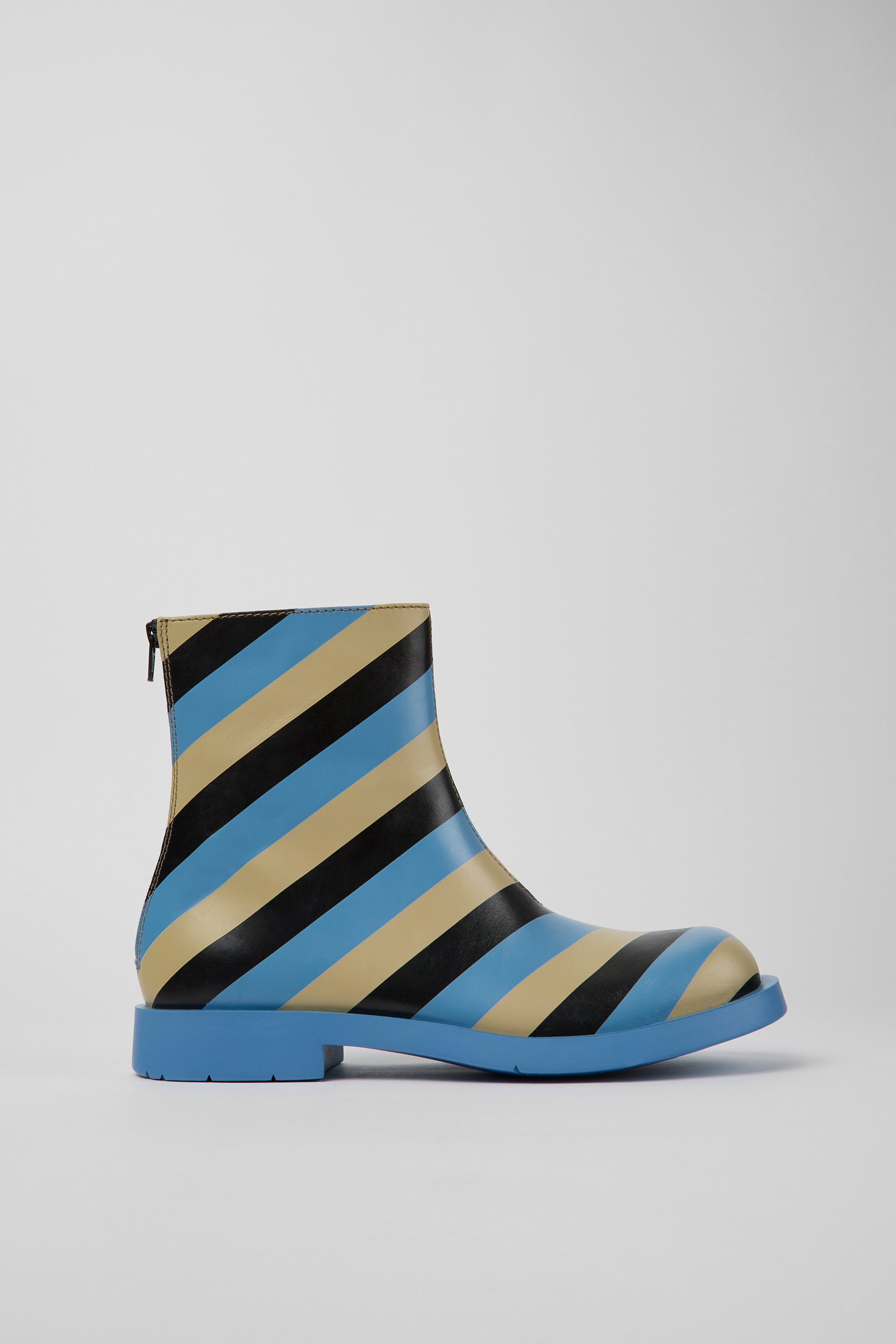 MIL 1978 - Multicolored leather ankle boots for men