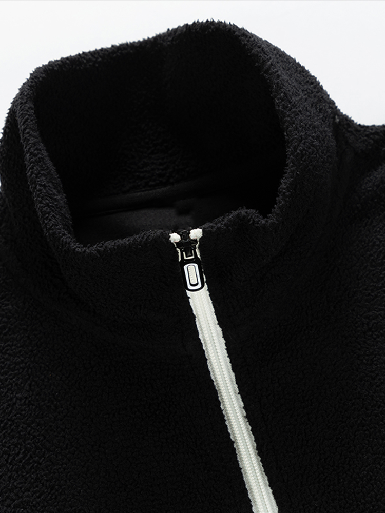 Relax Teddy Half Zip Sweatshirt