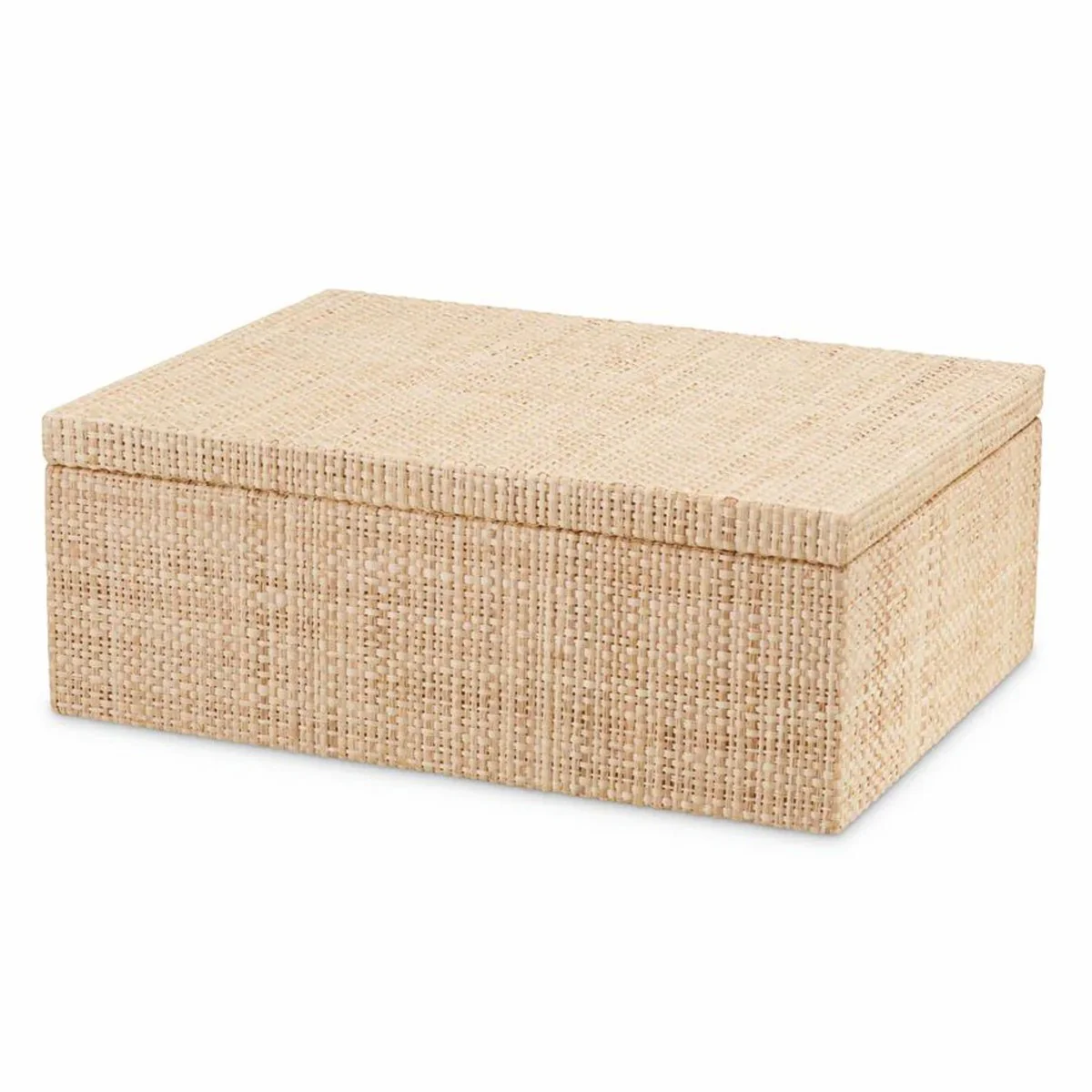 Casa Padrino caja de almacenaje de lujo natural 28 cm - Accesorios de lujo