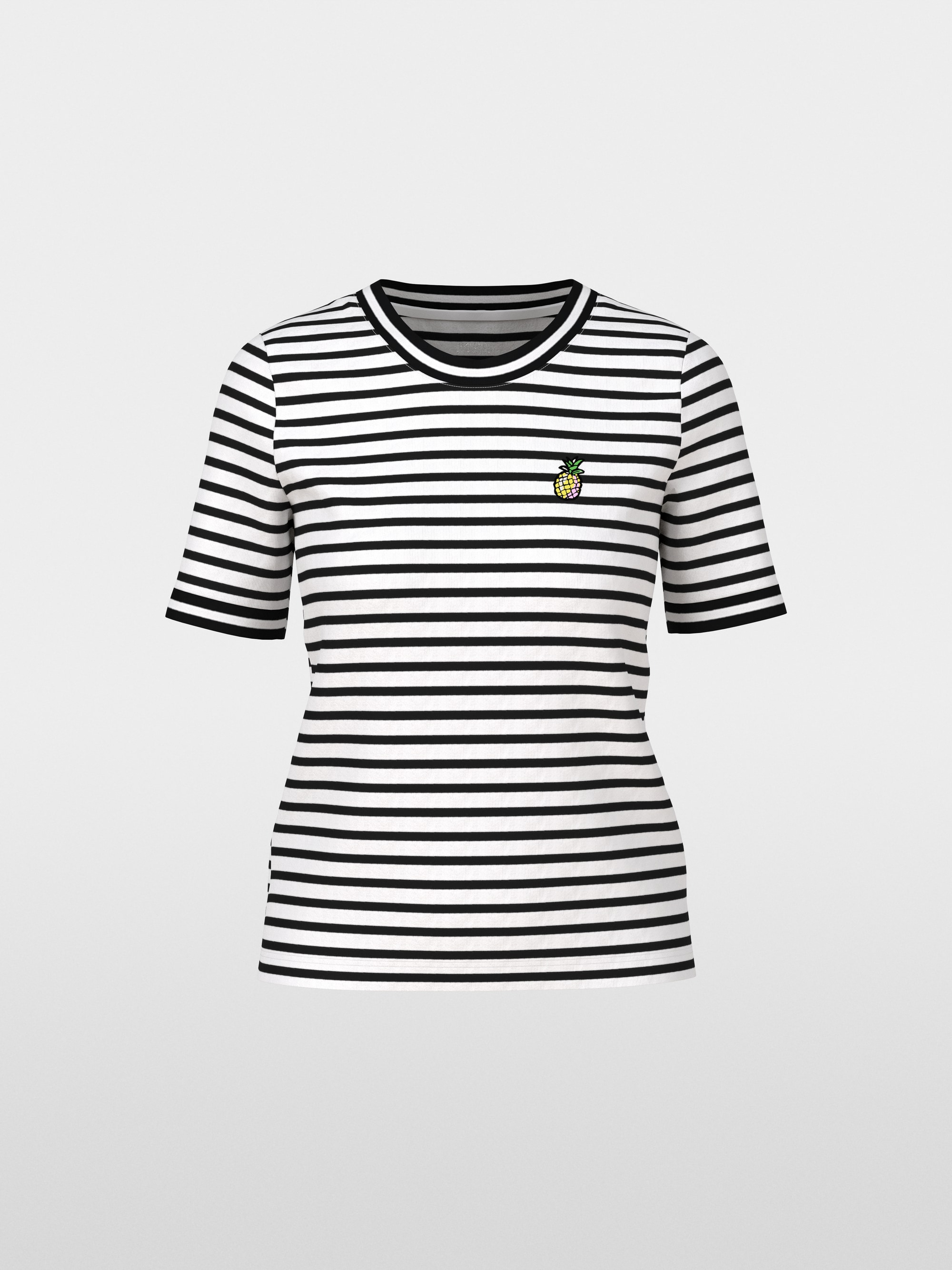 Marc-Cain Striped ribbed T-shirt