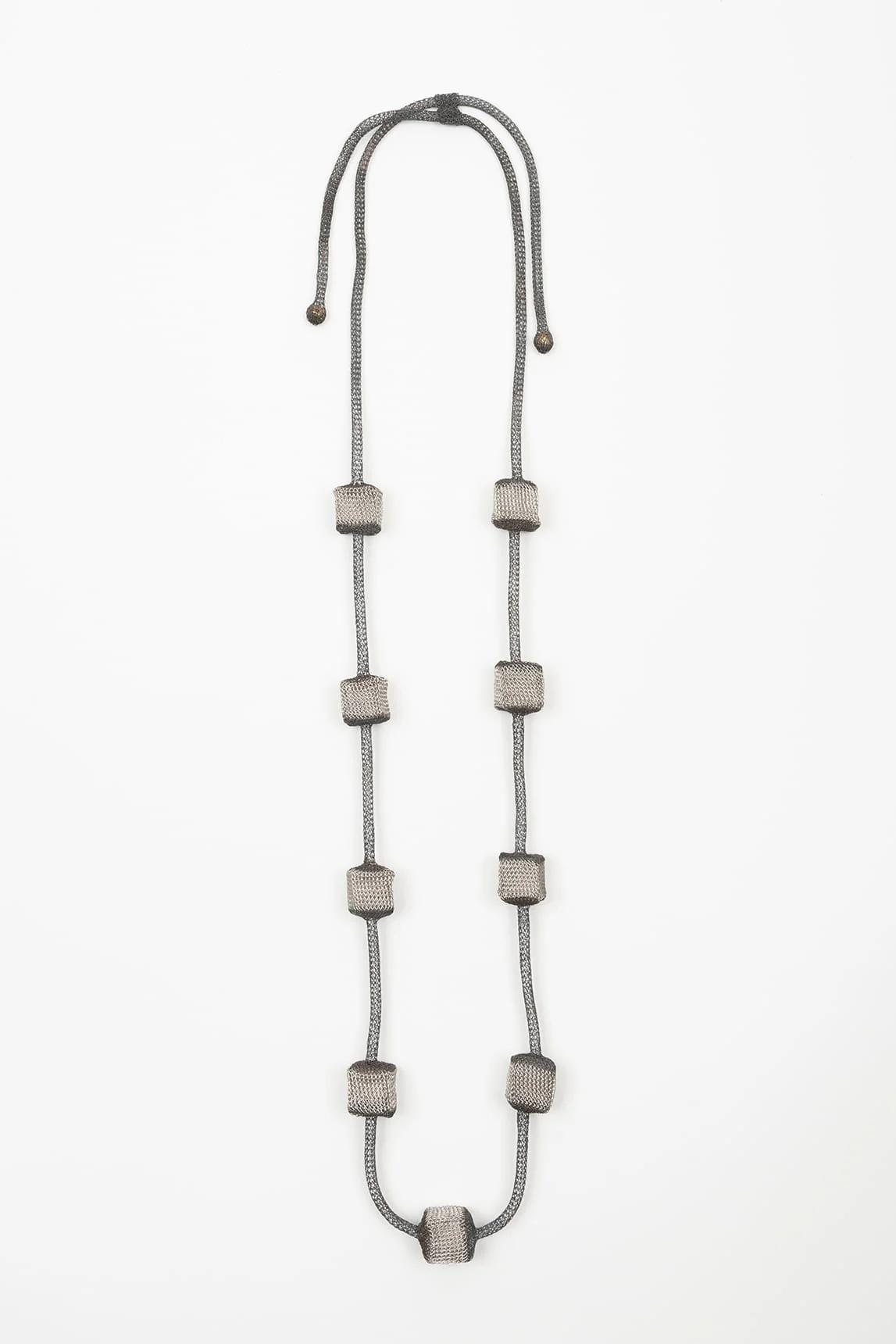 Rivera-spain Collar Candy plateado malla