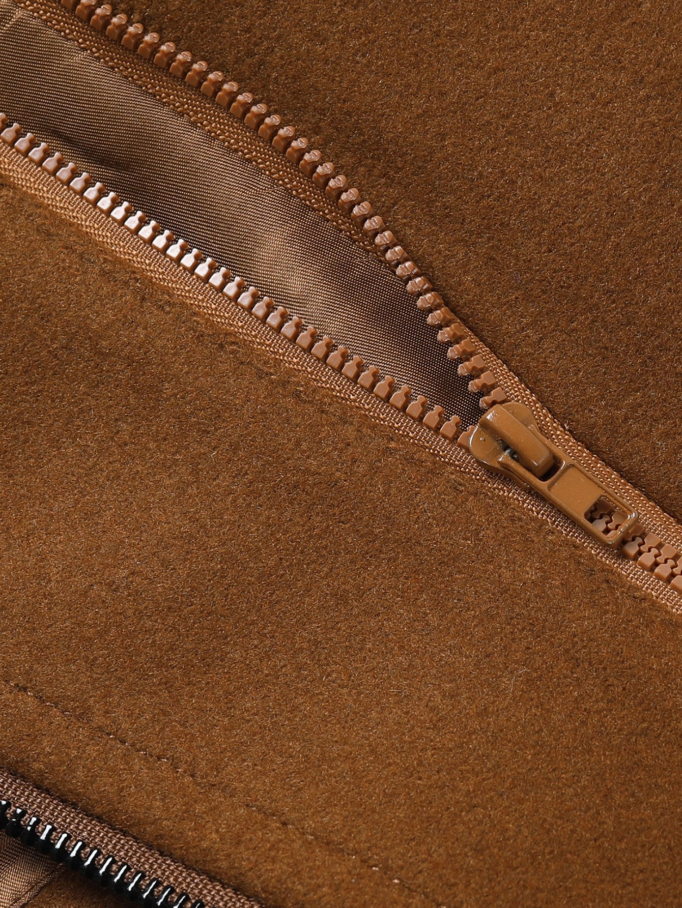 Double Layer Detachable Neck Woolen Coat