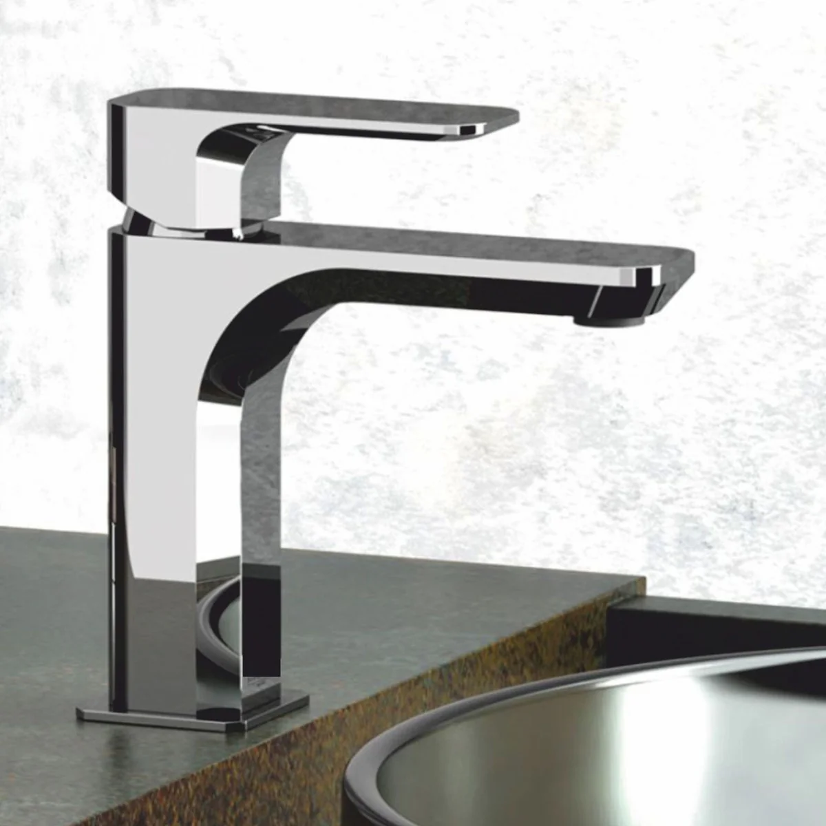 Casa Padrino grifo de lavabo de lujo cromo A. 16,7 cm - Accesorios de baño - Hecho en Italia