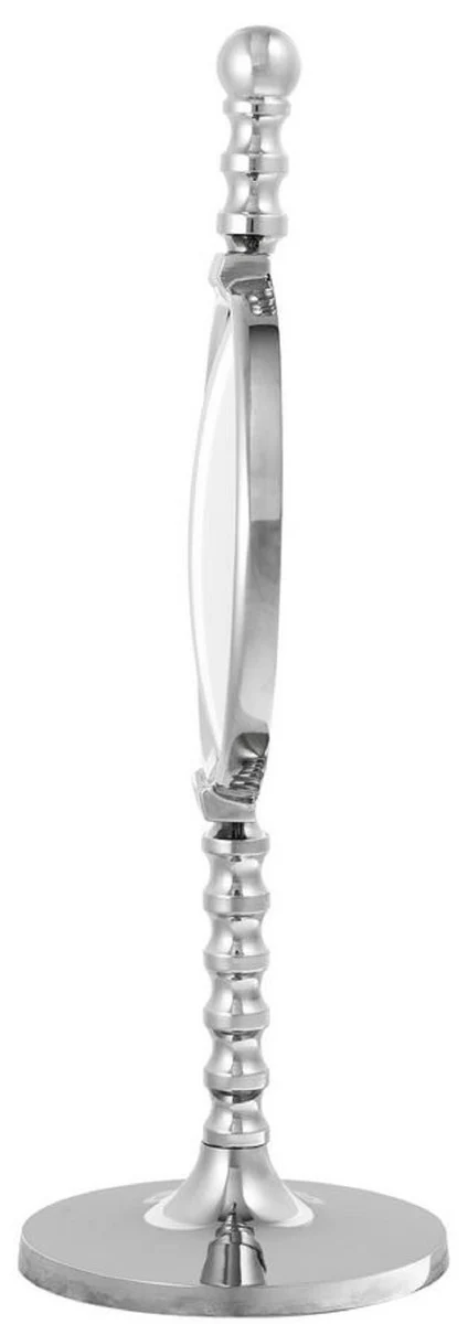 Casa Padrino conjunto de espejos de lujo plata - 2 Espejos de Mesa con Espejo Convexo - Accesorios de Decoraci¨®n