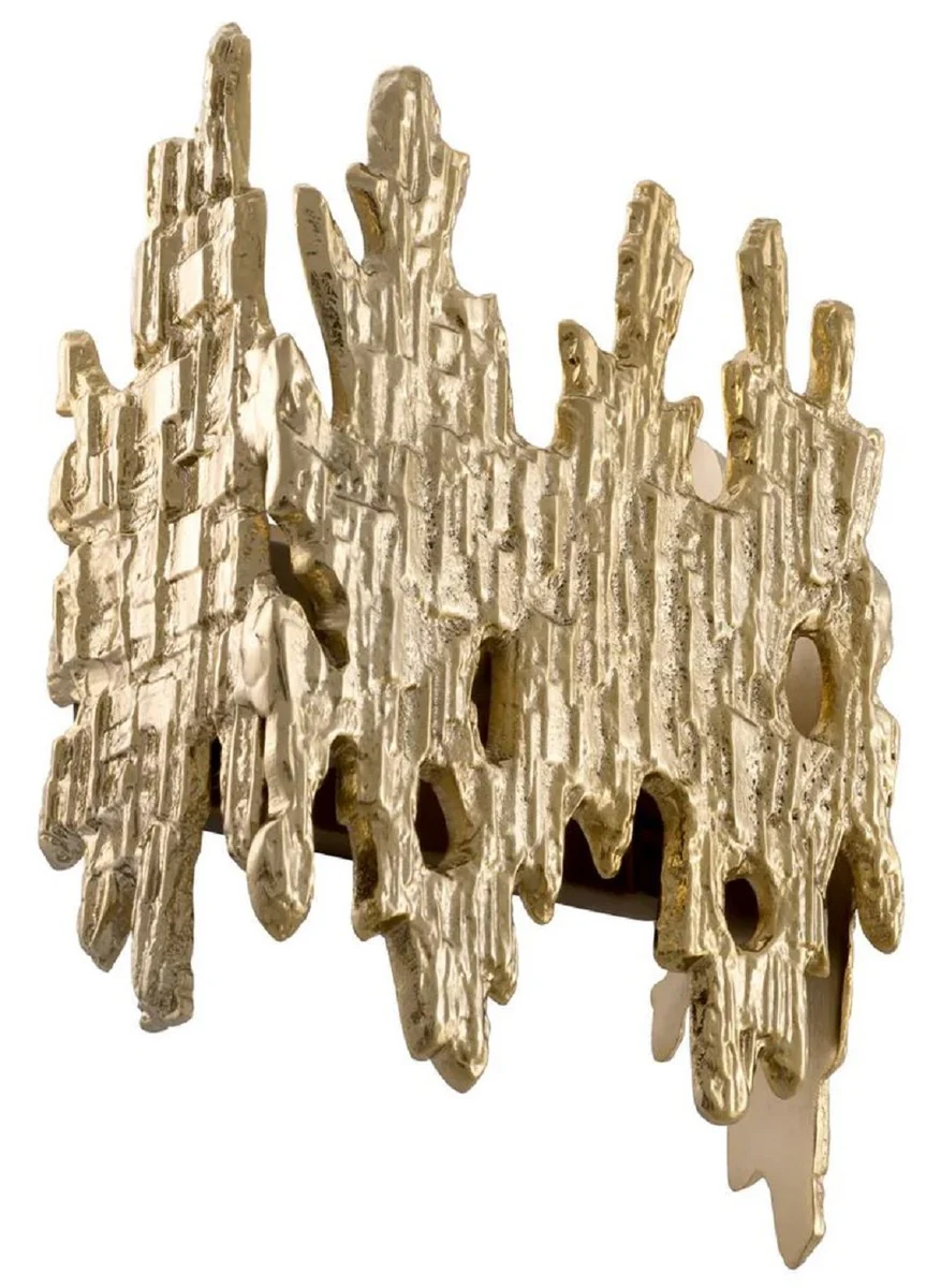 Casa Padrino l¨¢mpara de pared de dise?o de lujo oro 21 x 10,5 x A. 28 cm - L¨¢mpara de pared de sal¨®n - L¨¢mpara de pared de hotel - L¨¢mpara de pared de restaurante - Luces de lujo