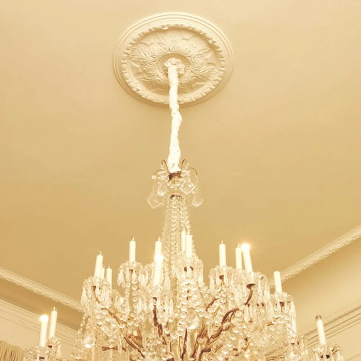 Casa Padrino stucco rosette 71 x 71 cm ceiling stucco ceiling rose stucco rosette Wall rosette Baroque Nouveau