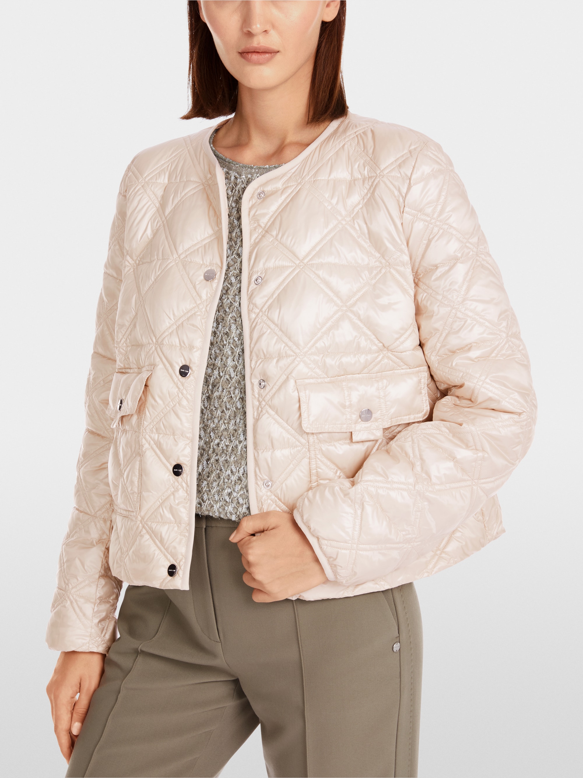 Marc-Cain Quilted diamond outdoor jacket
