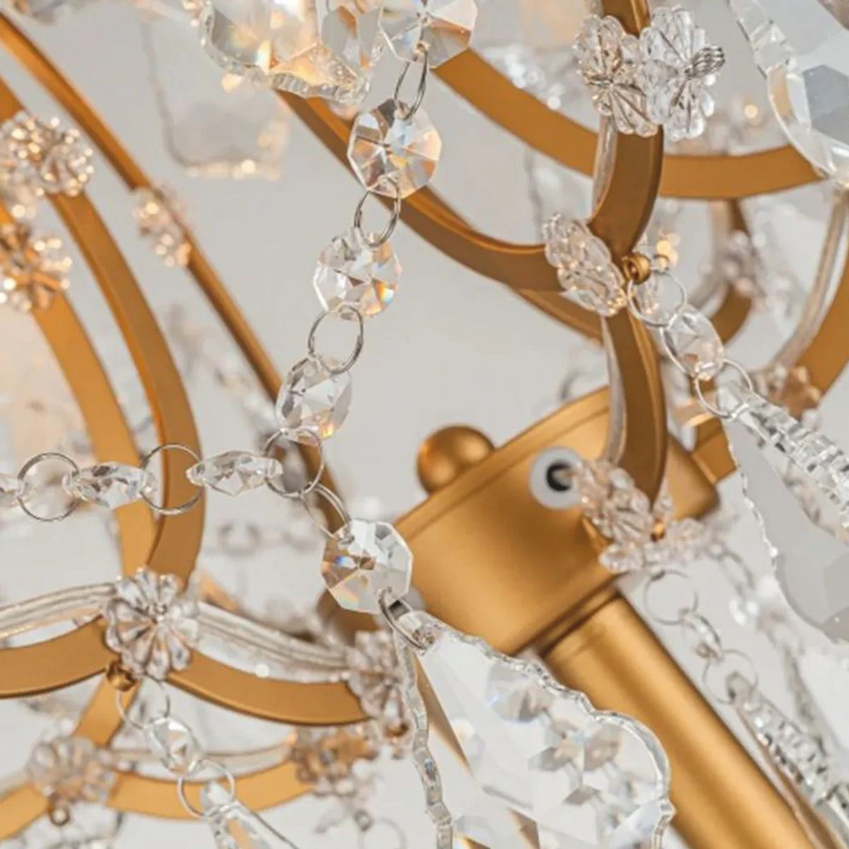 Casa Padrino l¨¢mpara de pie barroco de cristal oro Al. 175 cm - L¨¢mparas de cristal barroco