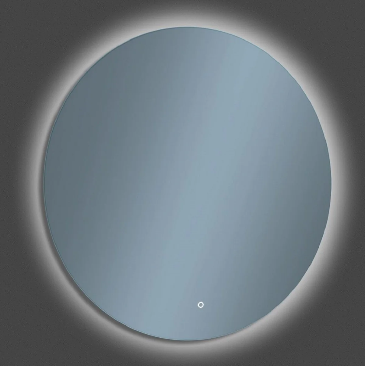 Casa Padrino espejo de baño de lujo Ø 60 cm - Espejo de pared redondo con iluminación LED - Muebles de baño - Accesorios de baño