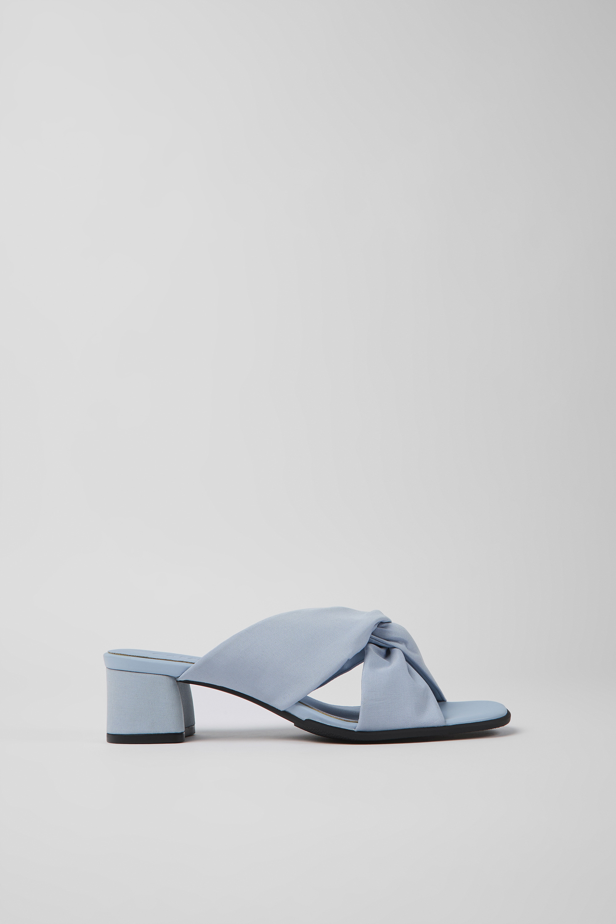 Katie - Blue textile sandals for women