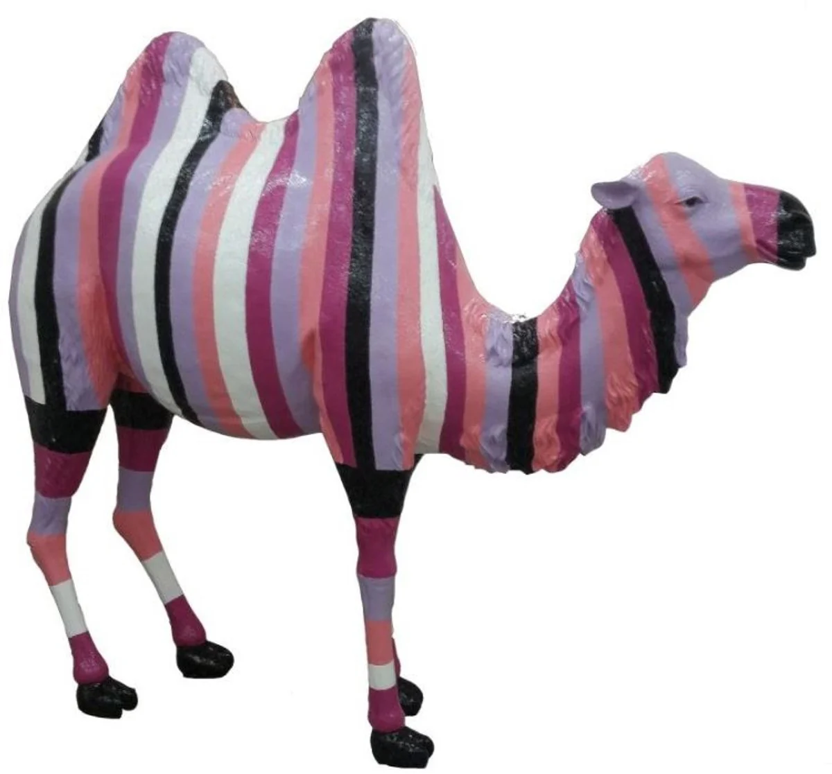 Casa Padrino escultura decoración de diseño de jardín camello multicolor 210 x A. 185 cm - Figura de Jardín - Enorme Figura de Decoración - Figura Animal de Tamaño Natural