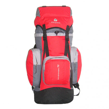 Mochila de trekking Clisport COSCOJA 70L roja