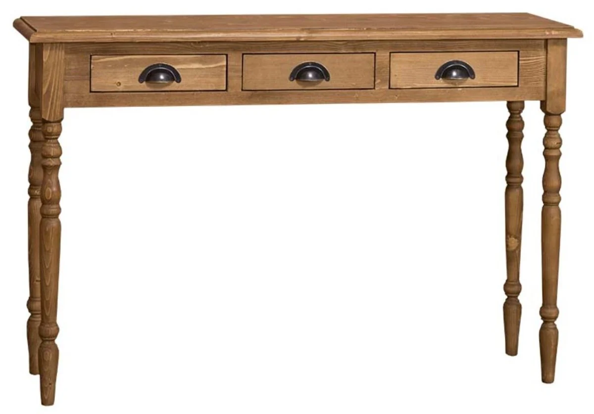 Casa Padrino country style console natural 120 x 35 x H. 79 cm - Country Style Furniture